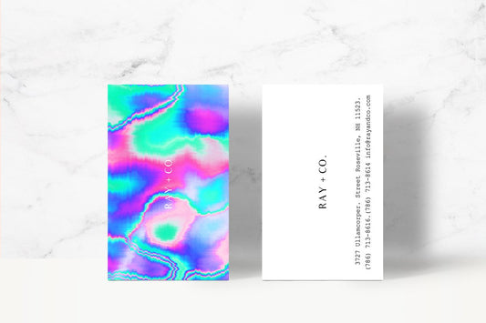 11 Tips and Tricks for Creating Holographic Business Cards - Print Peppermint