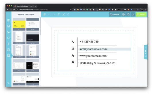 4 Tips to Get Your Custom Business Card Design Started off Right! - Print Peppermint