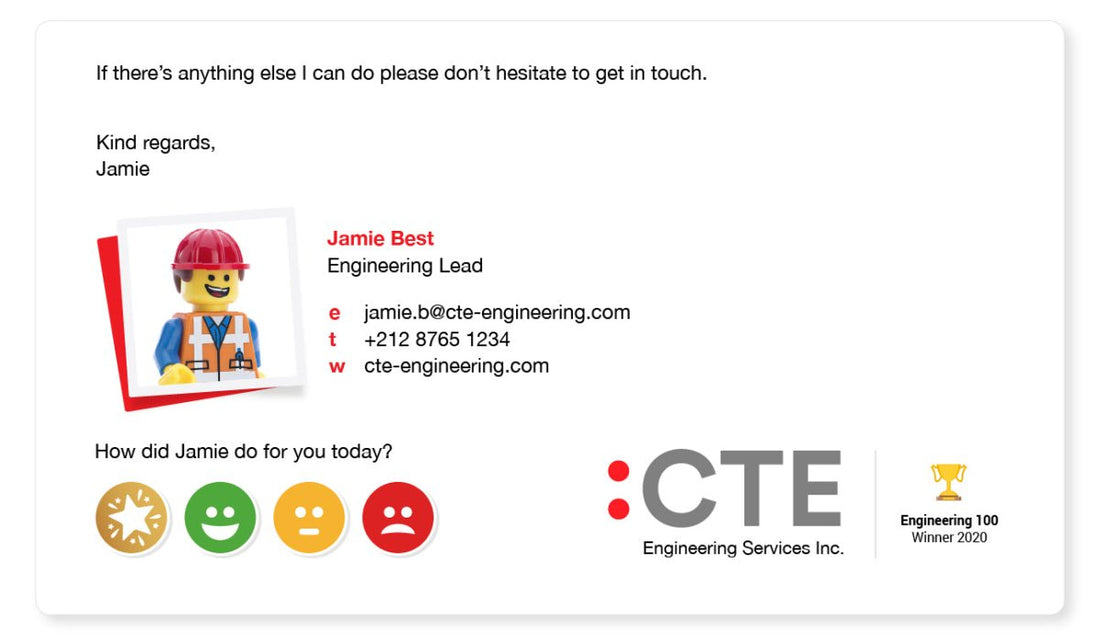 6 Tips On Creating A Professional Email Signature Block - Print Peppermint