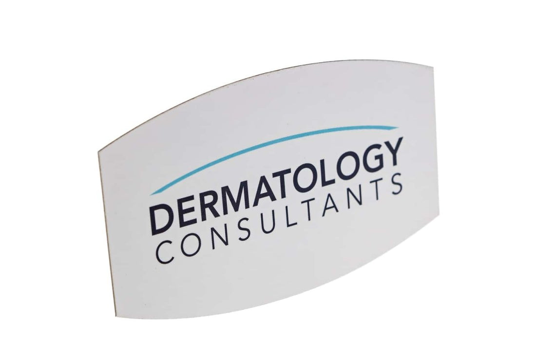 dermatology consultants medical Business Card Design Example - Print Peppermint