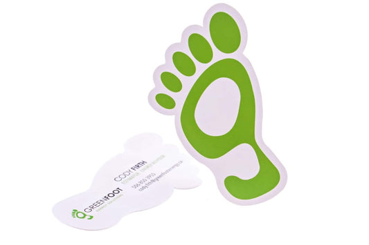 green foot energy solutions Business Card Design Example - Print Peppermint