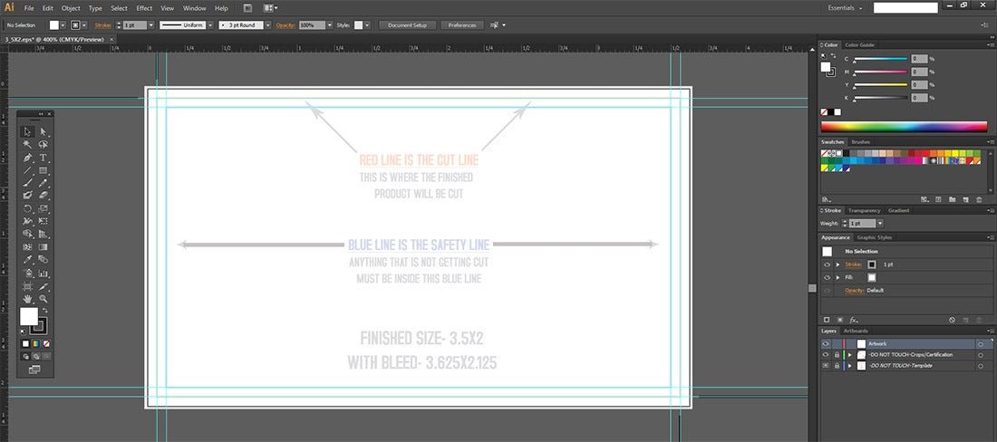 How To Use A Business Card Template - Print Peppermint