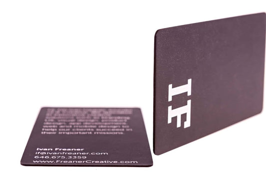 if creative marketing Business Card Design Example - Print Peppermint