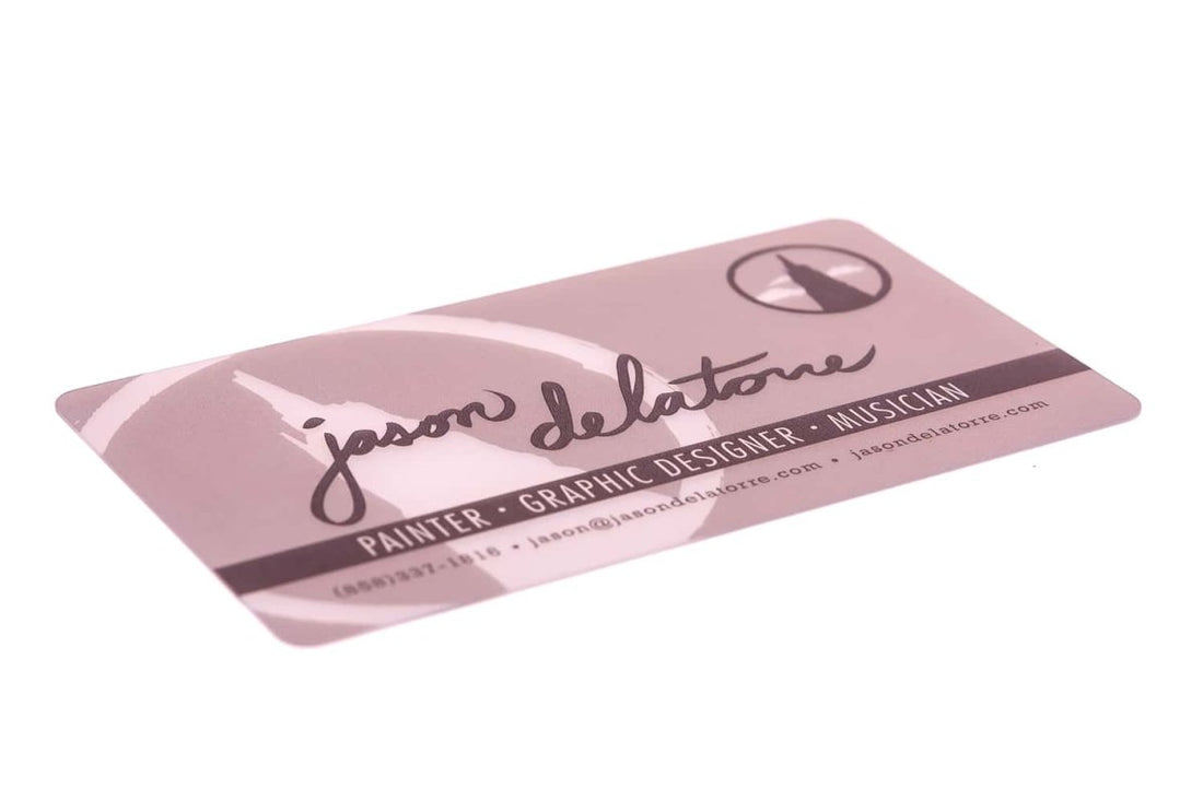 jason delatorre designer arti Business Card Design Example - Print Peppermint