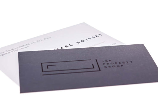 JGR Property Group Real Estate Company Business Card Design Example - Print Peppermint
