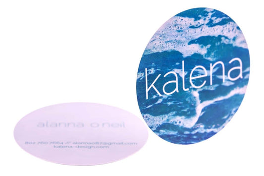 kalena designer Business Card Design Example - Print Peppermint