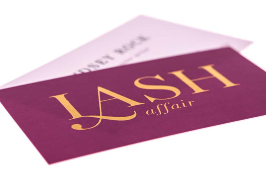lash affair Business Card Design Example - Print Peppermint