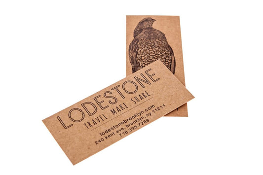 lodestone brookl Business Card Design Example - Print Peppermint