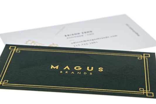 magus brands branding Business Card Design Example - Print Peppermint