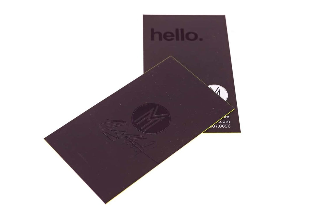 marly designer Business Card Design Example - Print Peppermint