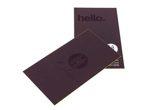 marly designer Business Card Design Example - Print Peppermint