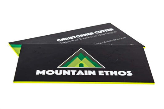 mountain ethos Business Card Design Example - Print Peppermint