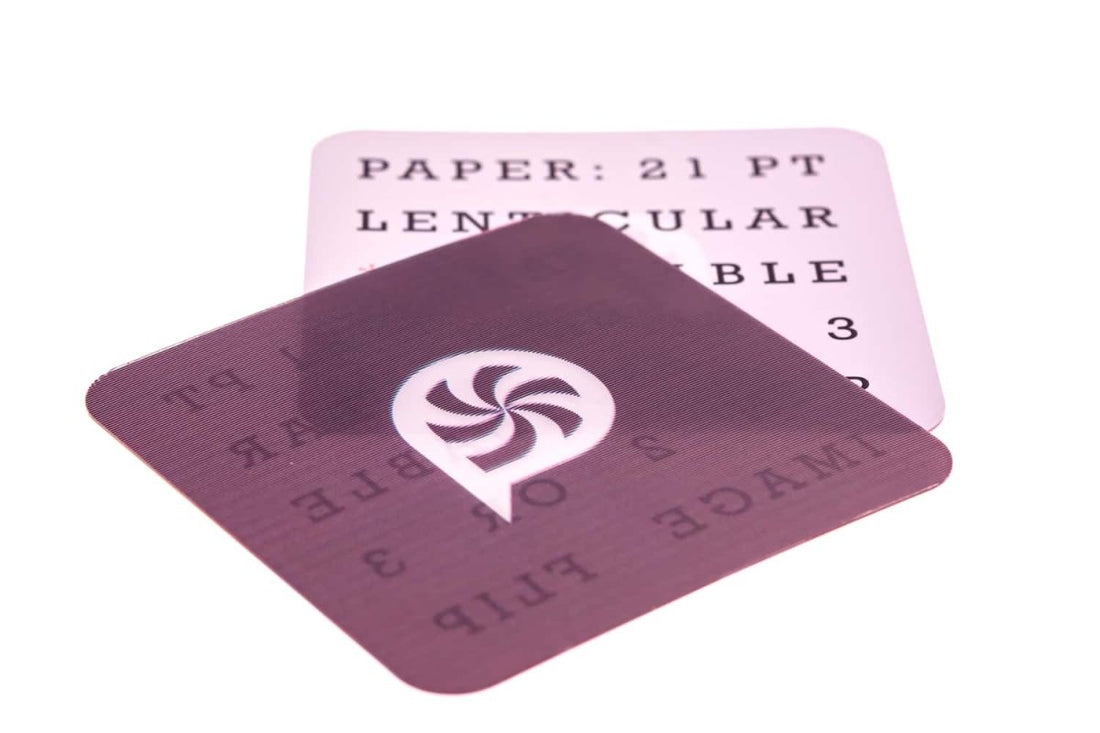 Print Peppermint Lenticular Business Card Design Example - Print Peppermint