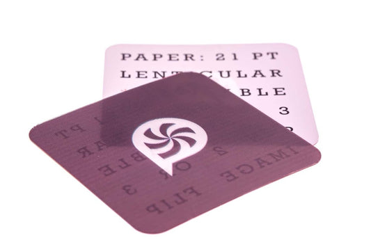 Print Peppermint Lenticular Business Card Design Example - Print Peppermint