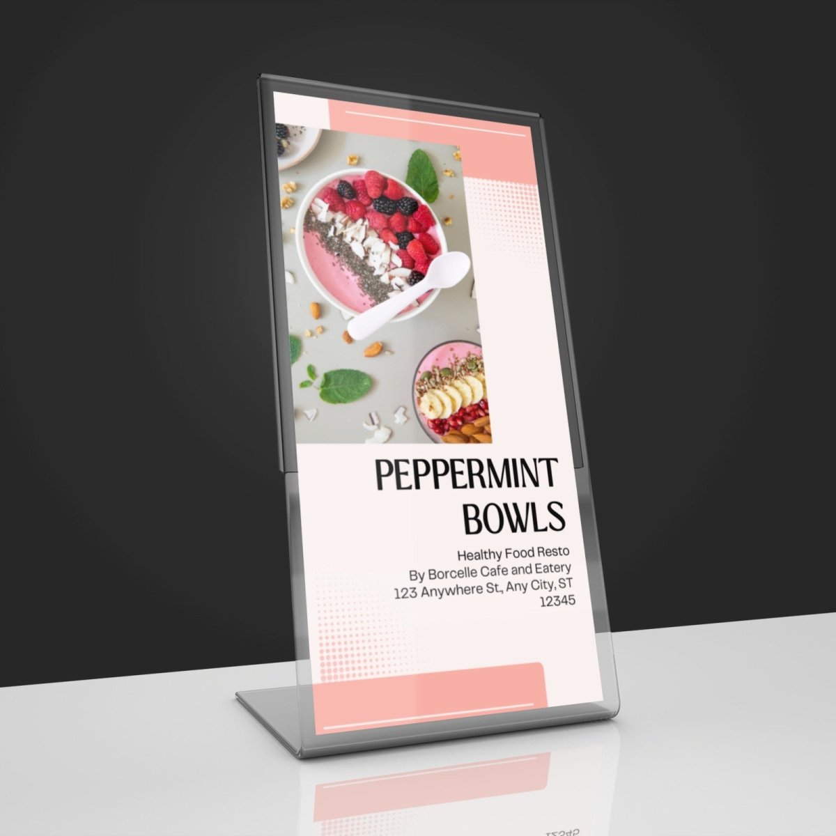 print - Custom Rack Cards - Print Peppermint - custom