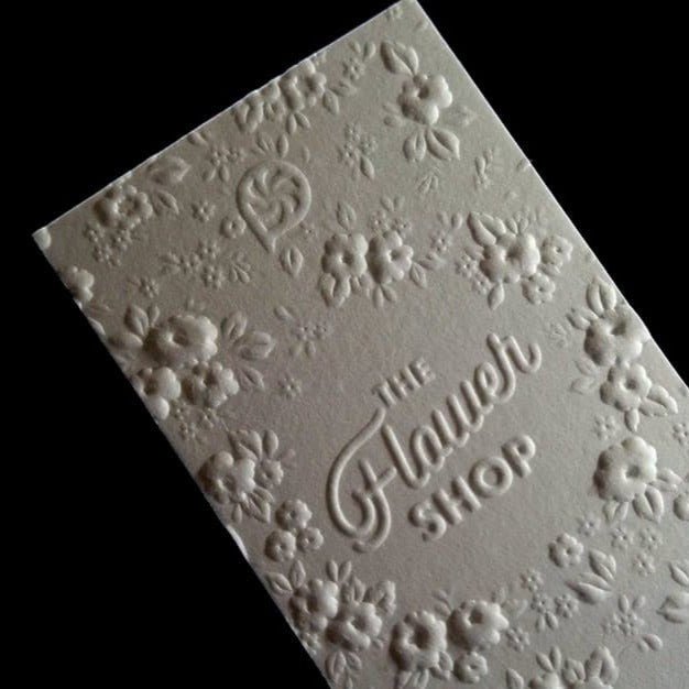 print - Embossed Wedding Invitations - Print Peppermint - custom