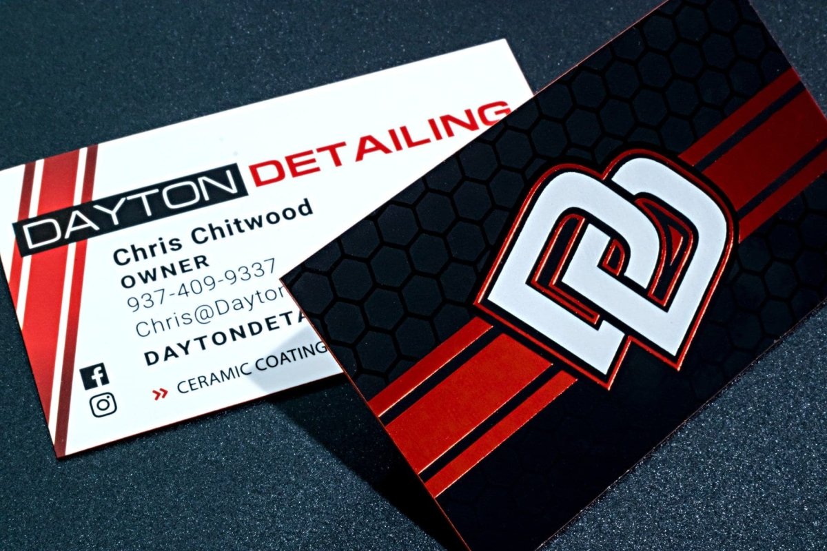 print - Foil Business Cards - Print Peppermint - custom