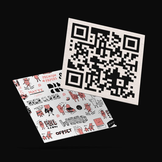 print - QR Code Business Cards - Print Peppermint - custom