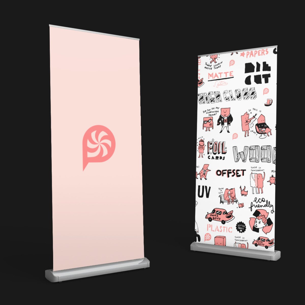 print - Retractable Banners - Print Peppermint - custom