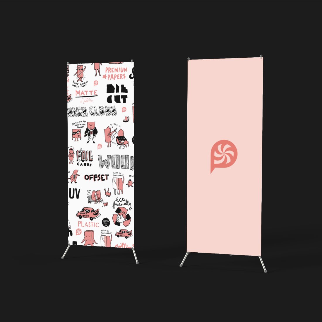 print - X-Banner Stands - Print Peppermint - custom