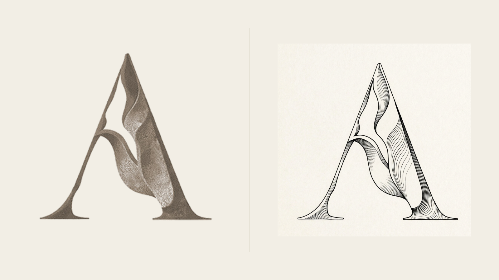 Alvarez Stone: Full tonal relief compared with Etched, one ink