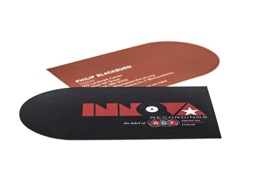 american composers forum Business Card Design Example - Print Peppermint