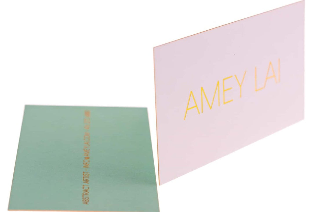 amy lai Business Card Design Example - Print Peppermint