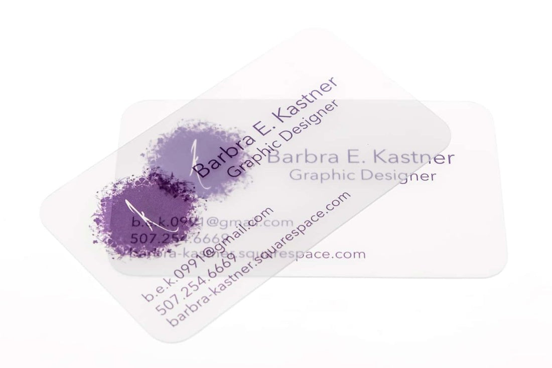 barbra kastner designer Business Card Design Example - Print Peppermint