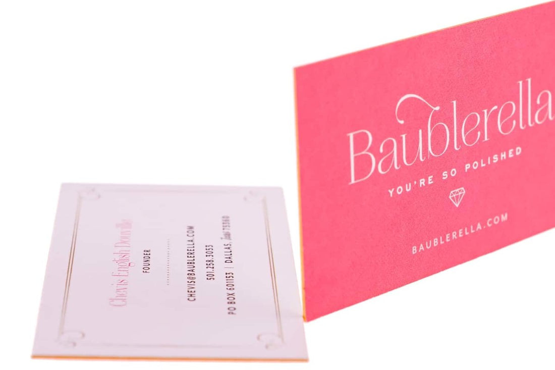 baublerella Business Card Design Example - Print Peppermint