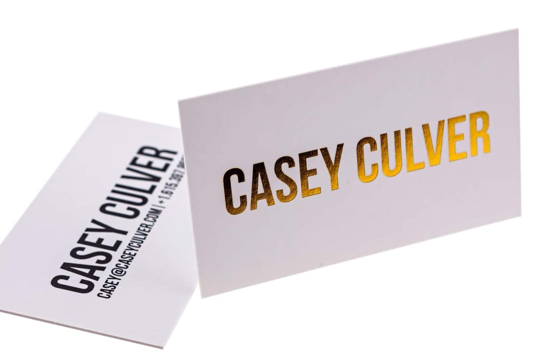 casey culver Business Card Design Example - Print Peppermint
