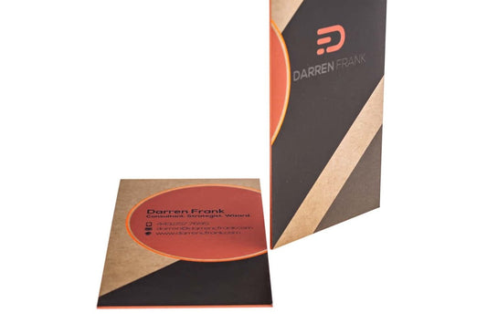 darren frank consultant Business Card Design Example - Print Peppermint