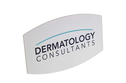 dermatology consultants medical Business Card Design Example - Print Peppermint