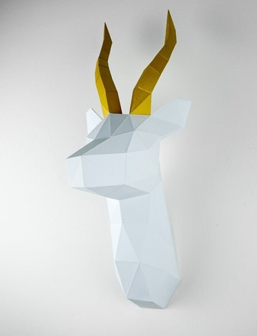 Die Cut Animal Sculptures by PaperTrophy.com - Print Peppermint