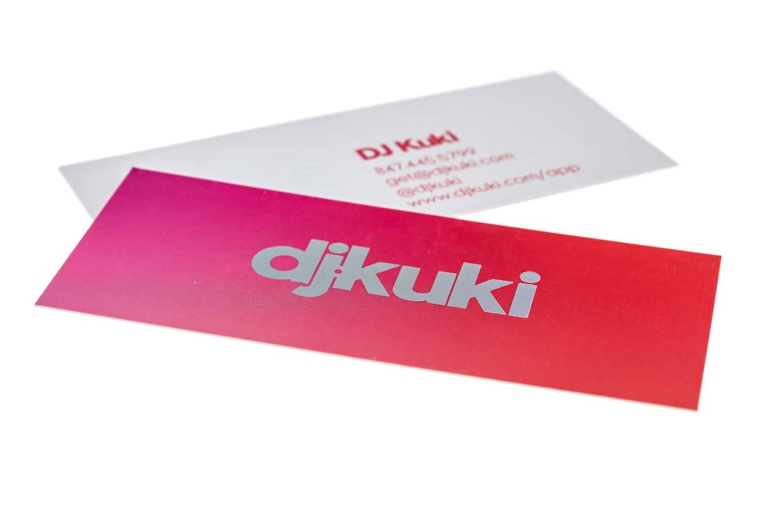 dj kuki musician Business Card Design Example - Print Peppermint