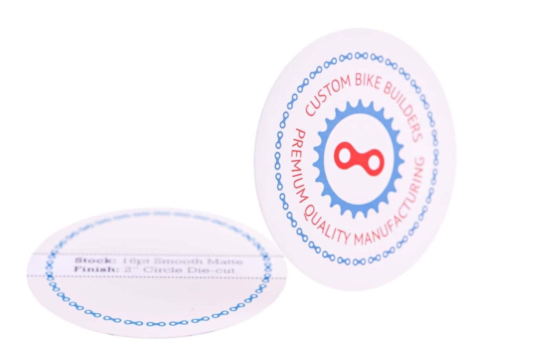 Zahnräder Fahrradladen Reparatur Visitenkarten-Designbeispiel - Print Peppermint