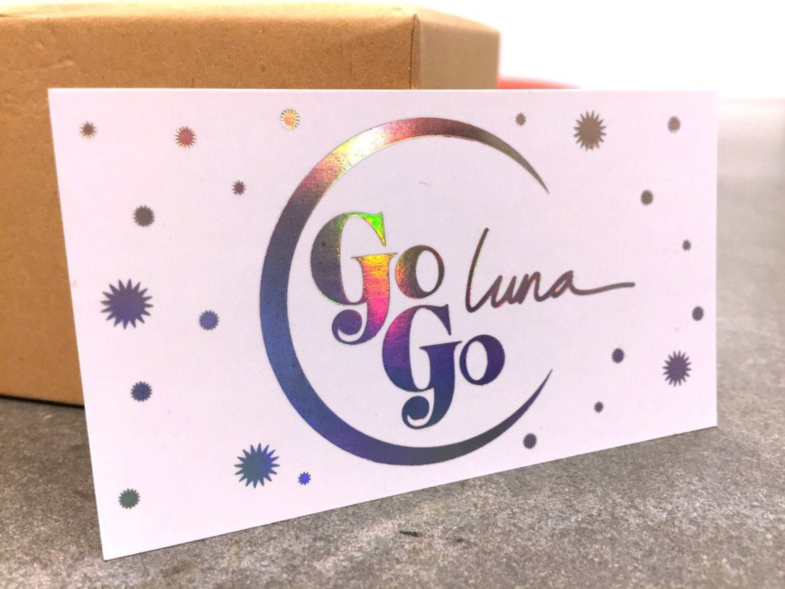 Go Go Luna's Holograph-Inspired Business Cards - Print Peppermint