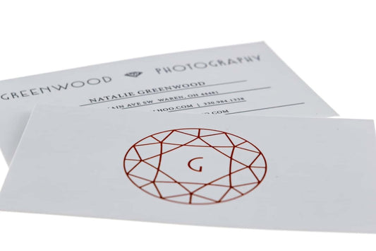 greenwood photography Business Card Design Example - Print Peppermint