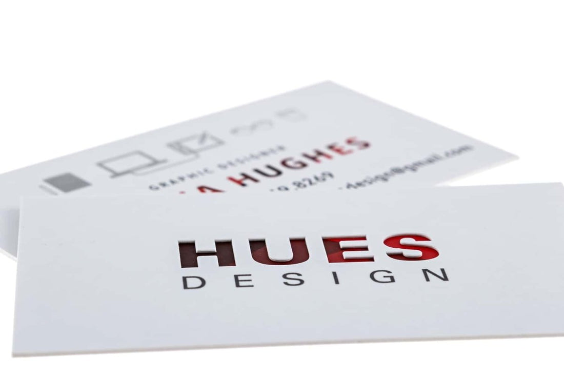 hughes design Business Card Design Example - Print Peppermint