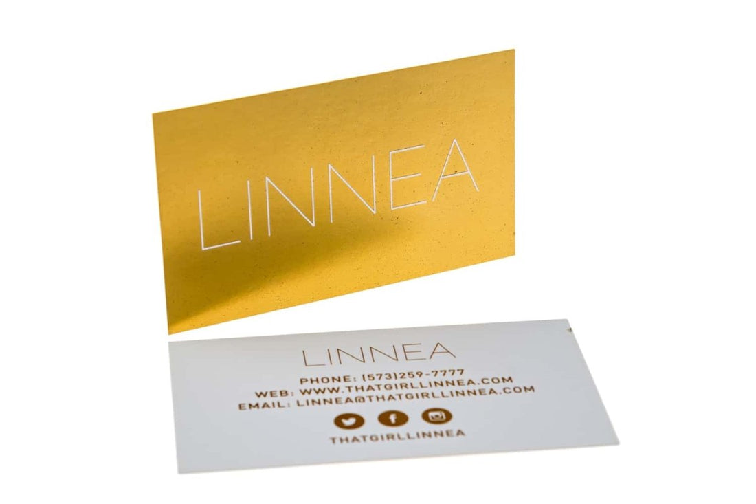 linnea designer Business Card Design Example - Print Peppermint