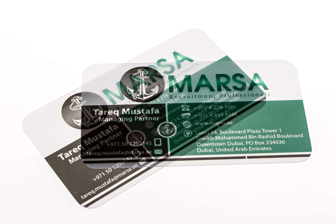 marsa recruiters Business Card Design Example - Print Peppermint