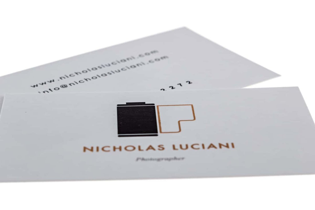 nicholas luciani photographer Business Card Design Example - Print Peppermint