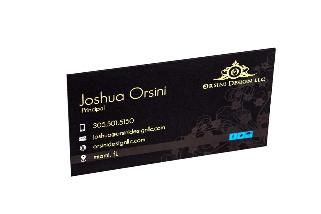 orsini design Business Card Design Example - Print Peppermint