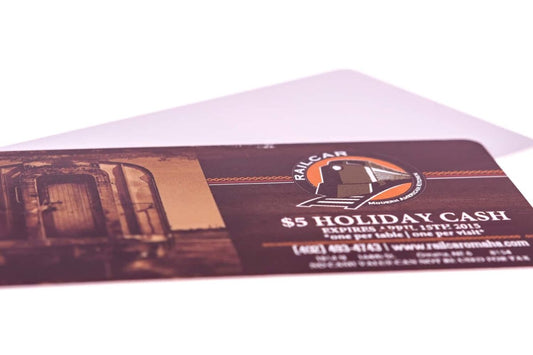 Rail Car Omaha Business Card Design Example - Print Peppermint