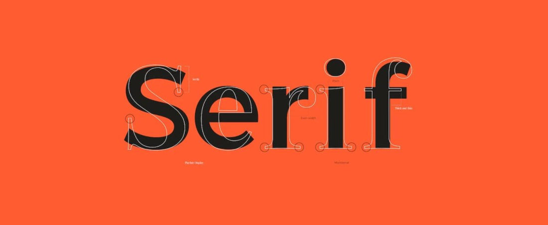 Serif vs. Sans-serif fonts, What’s the difference and why should I care? - Print Peppermint
