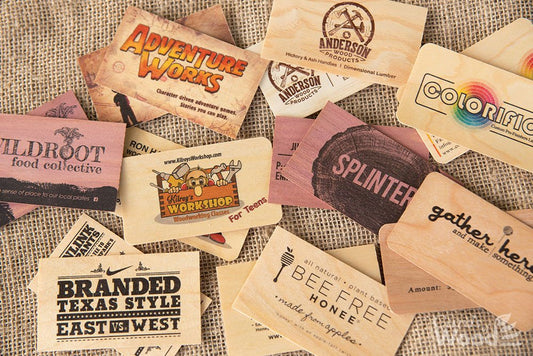 Top 10 Wood Business Card Designs To Inspire You - Print Peppermint