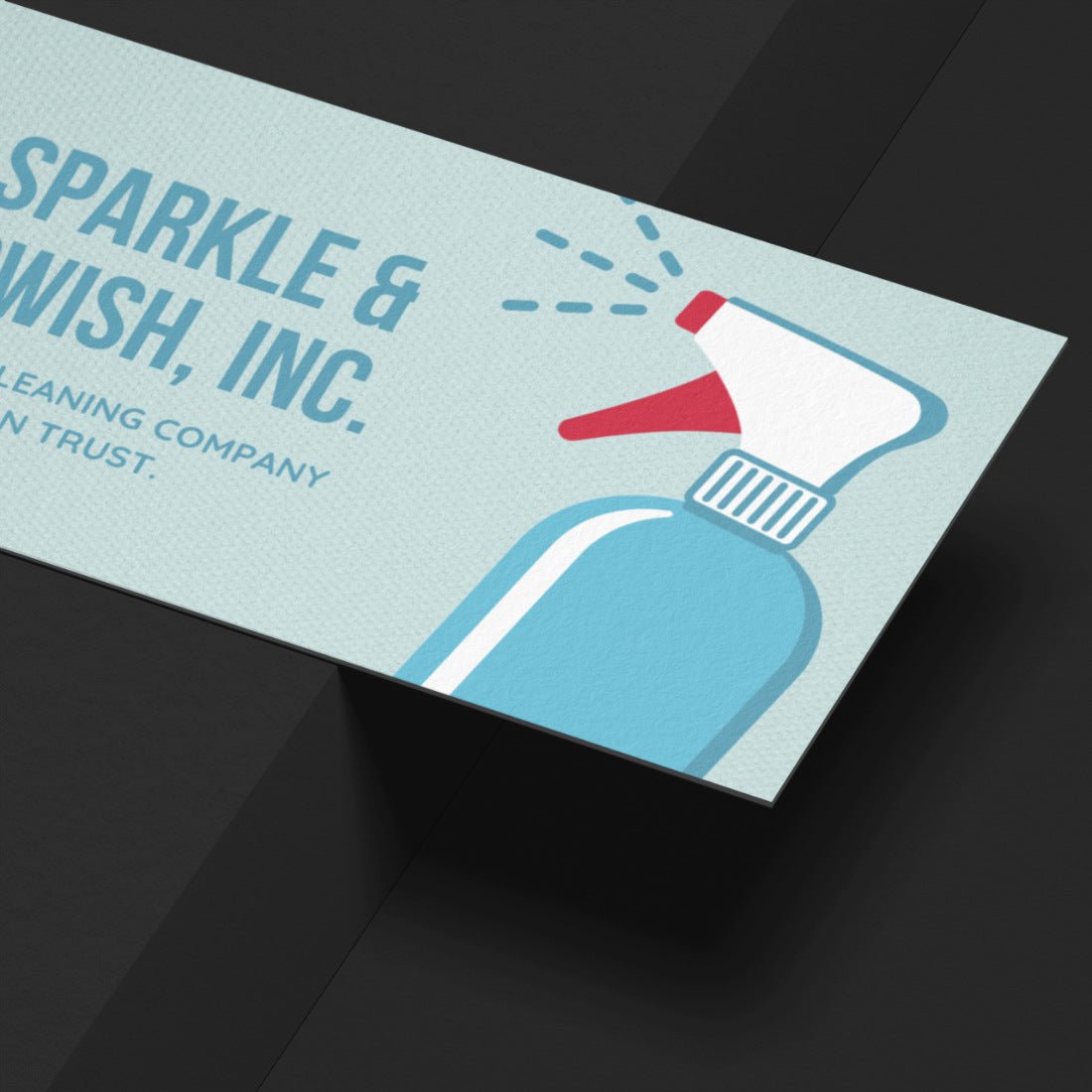 Cleaning Business Cards - Print Peppermint