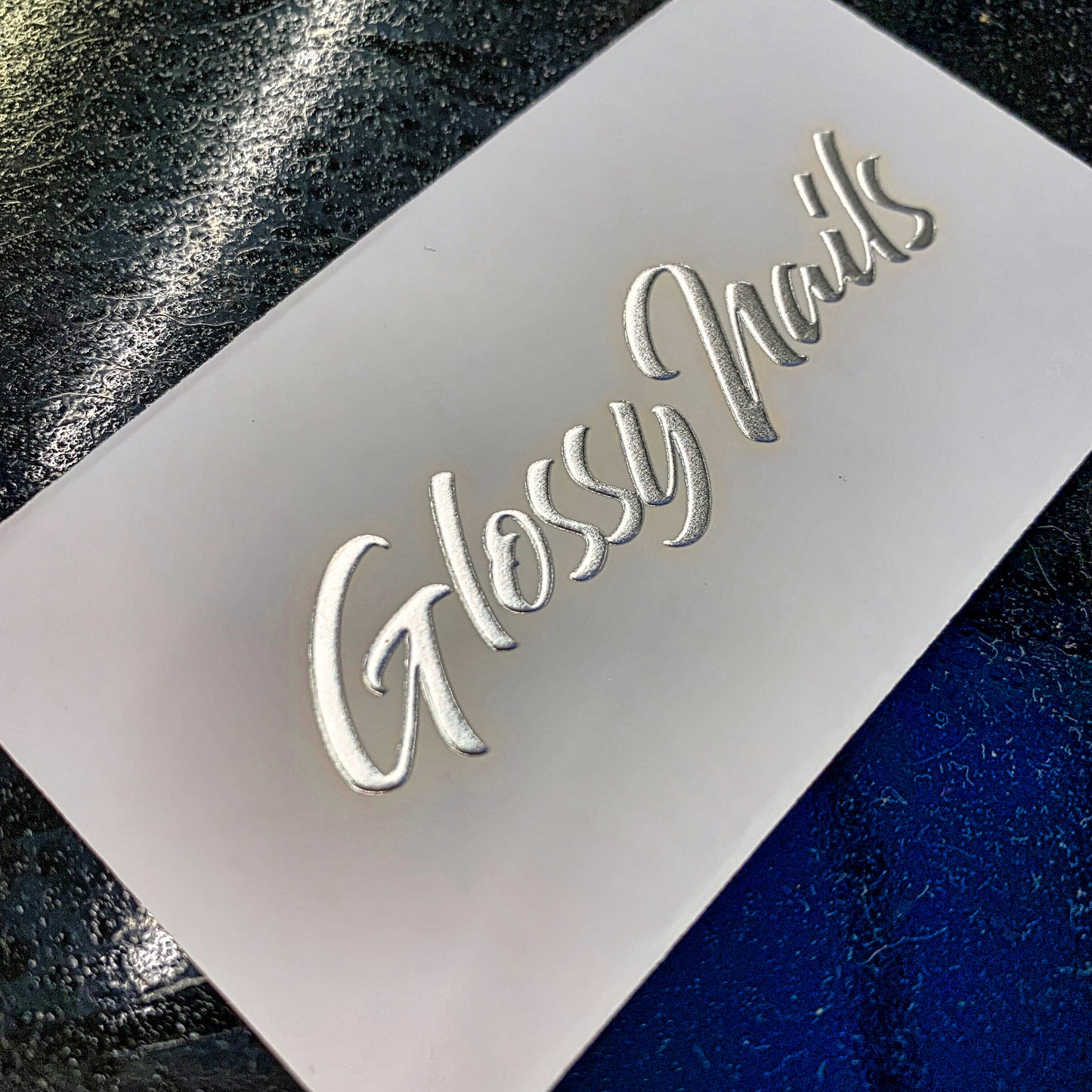 Raised Foil Business Cards