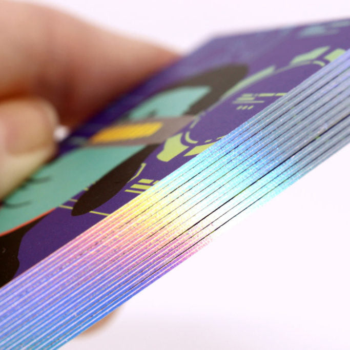 Edge Foil Business Cards Print Peppermint