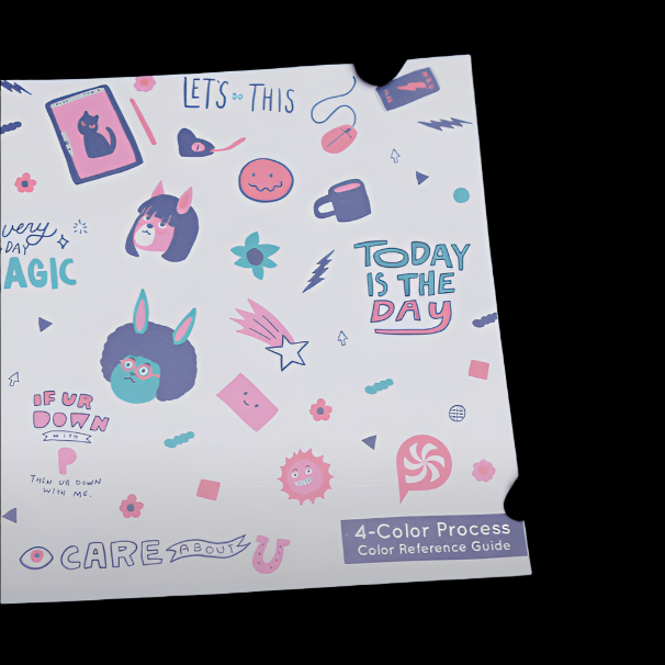 4-Color Process Color Reference Guide Book – Print Peppermint