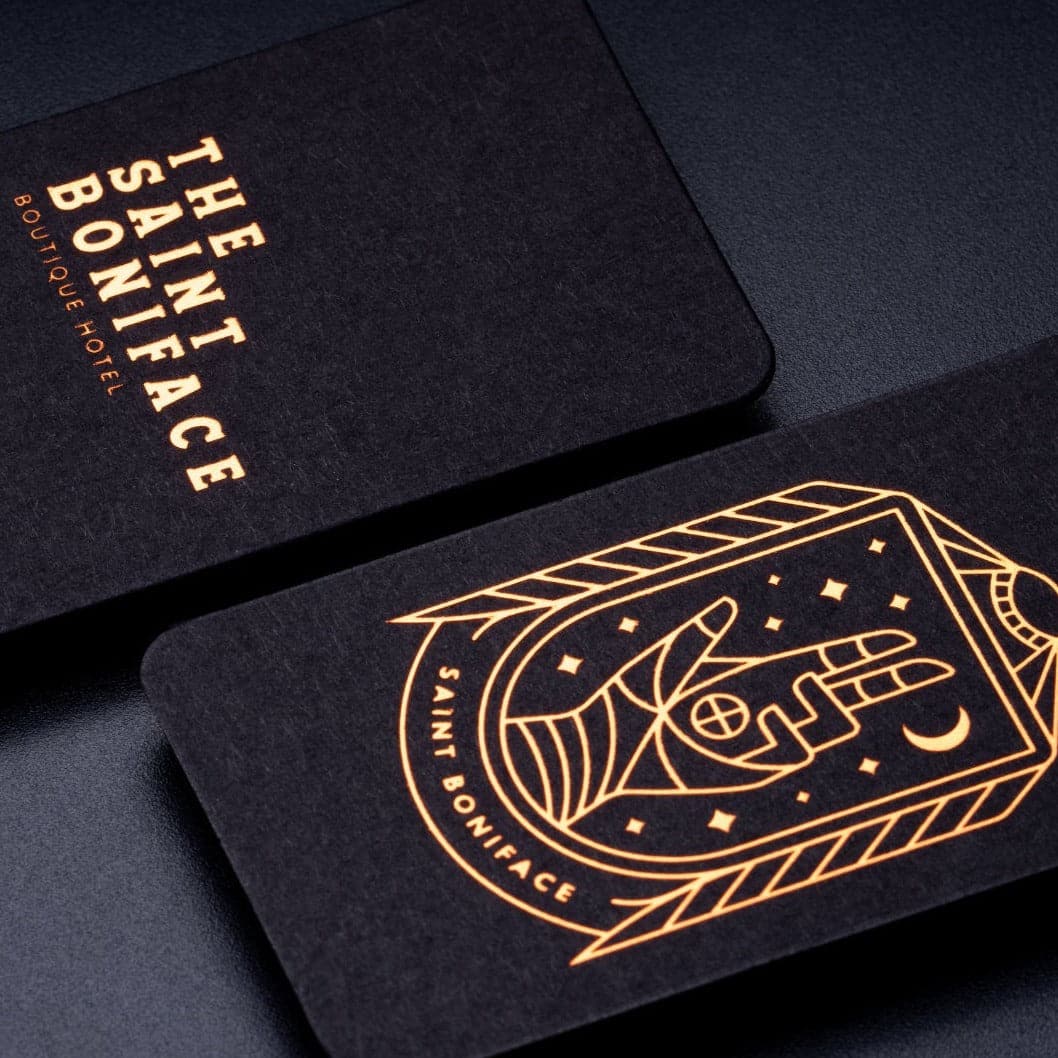 Luxury Die Cut Small Black Blank Thick Name Business Card Embossed Golden  Business Cards Printing Logo - China Card Printing, Printing